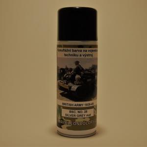 BSC. No. 28 SILVER GREY mat kamuflážní sprej 400ml