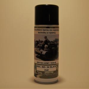 BSC. No. 34 SLATE mat kamuflážní sprej 400ml
