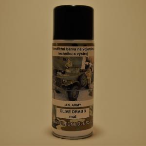 Olive drab (3) mat kamuflážní sprej 400ml