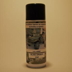 Olive drab (9) mat kamuflážní sprej 400ml