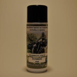 Schwarz mat kamuflážní sprej 400ml