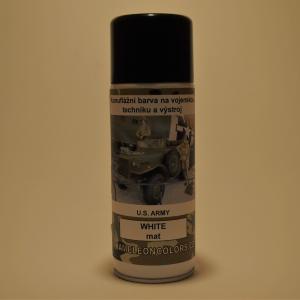 White mat kamuflážní sprej 400ml