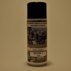 Zelená 2 mat kamuflážní sprej 400ml