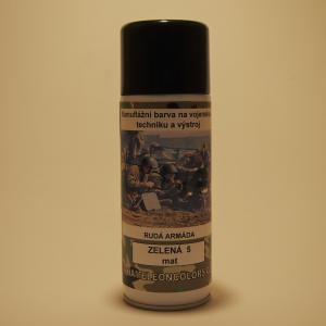 Zelená 5 mat kamuflážní sprej 400ml