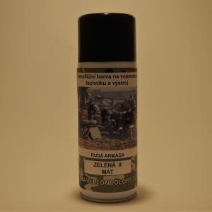 Zelená 8 mat kamuflážní sprej 400ml